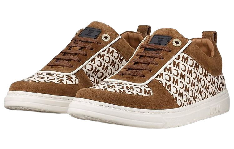 Lookbook MCM 帆布 百搭時尚 板鞋 男款 棕色