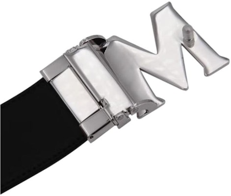 MCM Coated Canvas Reversible Belt Unisex Black Cognac Silver 4.3cm MXBAAVI01CO001 Shop MCM Coated Canvas Reversible Belt Unisex Black Cognac Silver 4.3cm MXBAAVI01CO001