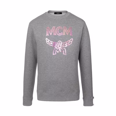 MCM Floral Monogram Casual Hoodie Black () MHADAMM02BK2XL