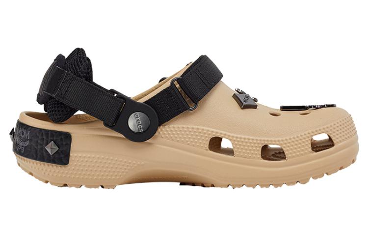 Order Crocs x MCM 橡膠 戶外舒適 時尚涼拖 男女同款 棕黑色