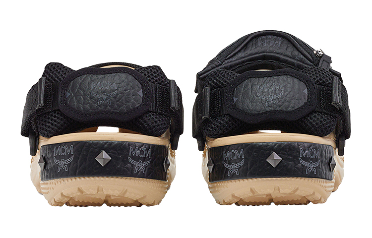 Purchase Crocs x MCM 橡膠 戶外舒適 時尚涼拖 男女同款 棕黑色