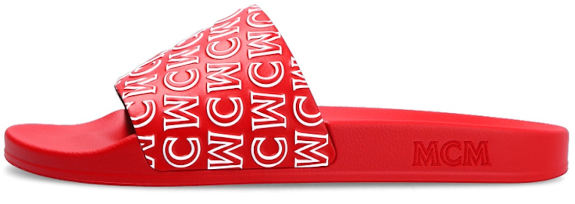 MCM 斜纹橡胶拖鞋 '红色' MEXAAMM15R4041 Buy MCM 斜纹橡胶拖鞋 '红色' MEXAAMM15R4041