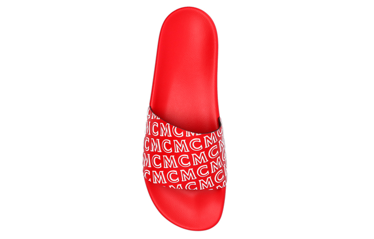 MCM Diagonal Rubber Slide 'Red' 圖 4
