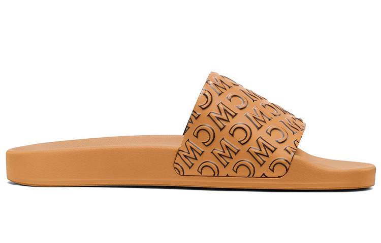 MCM Diagonal Rubber Slide 'Yellow' 圖 2