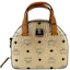 Buy MCM 鑽石Logo Visetos金色迷你圓頂托特包Berlin款