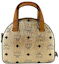Order MCM 鑽石Logo Visetos金色迷你圓頂托特包Berlin款