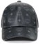 Lookbook MCM Fashion Logo Cotton Baseball Cap Unisex Black MECAAMM04BK001