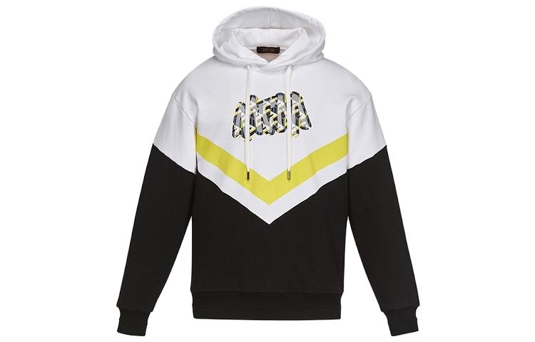 MCM FW22  White Hoodie with Logo Print Design. MHACAMM03WO
