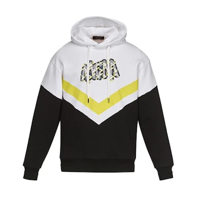 MCM FW22 White Hoodie with Logo Print Design. MHACAMM03WO
