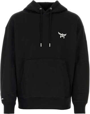 MCM FW23 花卉標誌有機棉連帽黑色套頭衫 MHAESMM01BK00 Buy MCM FW23 花卉標誌有機棉連帽黑色套頭衫 MHAESMM01BK00