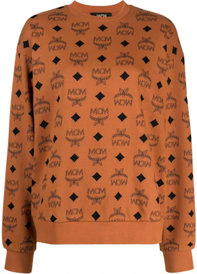 MCM FW23 字母標誌印花男女款圓領運動衫 - 焦糖色 MFADAMM05CO00S Buy MCM FW23 字母標誌印花男女款圓領運動衫 - 焦糖色 MFADAMM05CO00S