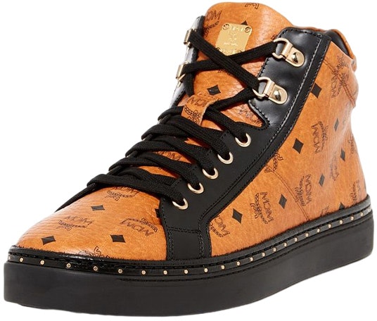 mcm-high-top-lace-up-round-toe-fashion-sneakers-orange-men-5-a2-i02-co