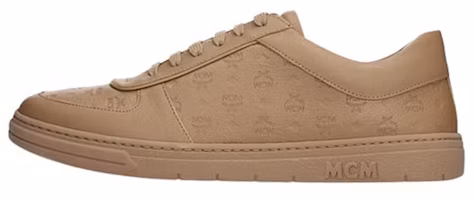 MCM Leather Fashion Low-Top Sneaker 'Beige' MEXCSMM16I6040 MCM Leather Fashion Low-Top Sneaker 'Beige' MEXCSMM16I6040