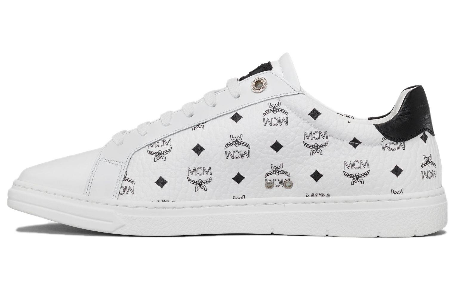 MCM Leather Lace-Up 'Fashion Sneaker White' MEXCSMM21WT