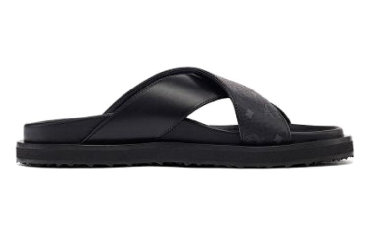 Order MCM Leather Slip-On 'Versatile Comfort Black' MEXDSMM08BK