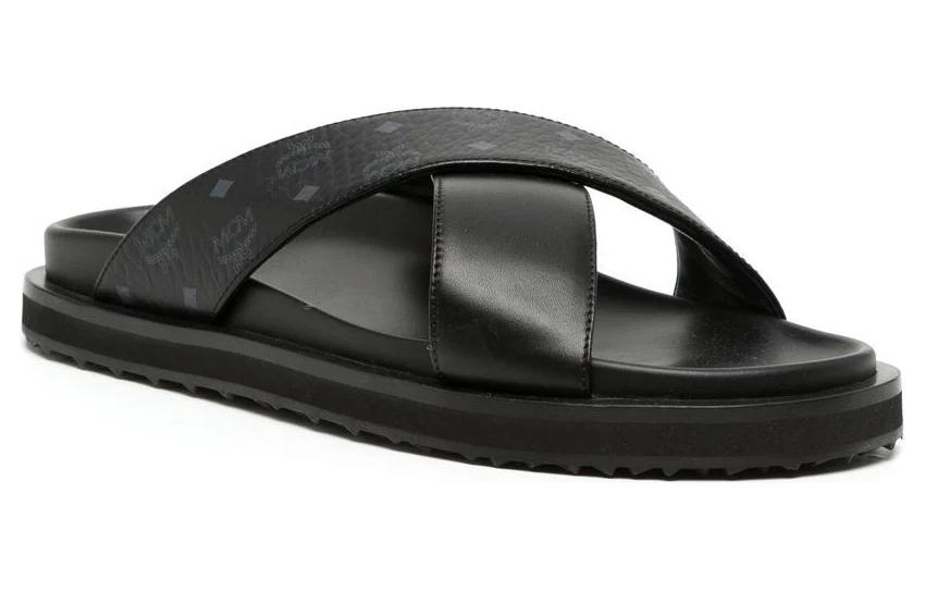 Lookbook MCM Leather Slip-On 'Versatile Comfort Black' MEXDSMM08BK