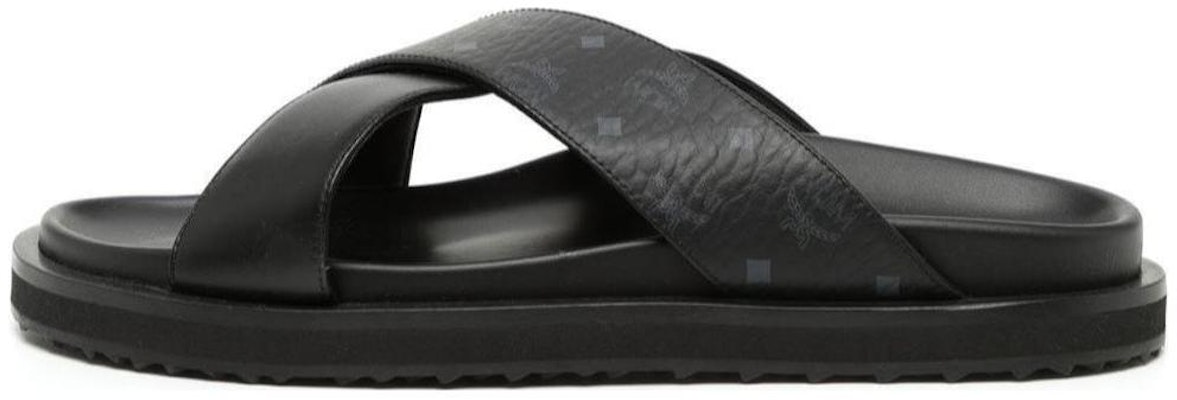 MCM 皮革拖鞋 '黑色舒适人字拖' MEXDSMM08 Buy MCM 皮革拖鞋 '黑色舒适人字拖' MEXDSMM08