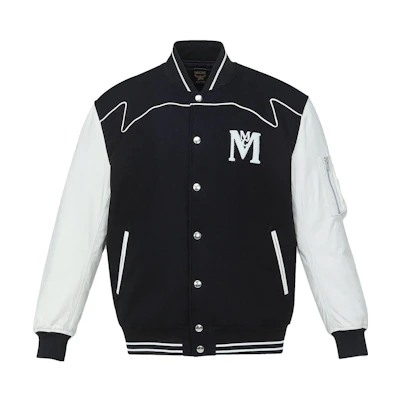 MCM Logo Embroidered Detachable Waist Bag Hoodie White MHABASX02R000L