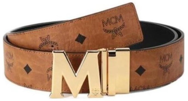 MCM Logo Coated Canvas Leather Reversible Belt, Cognac, 4.5cm Wide MXB6AVI04CO001 Buy MCM Logo Coated Canvas Leather Reversible Belt, Cognac, 4.5cm Wide MXB6AVI04CO001