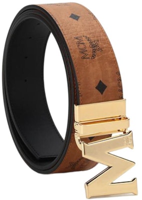 MCM Logo Coated Canvas Leather Reversible Belt, Cognac, 4.5cm Wide MXB6AVI04CO001 Lookbook MCM Logo Coated Canvas Leather Reversible Belt, Cognac, 4.5cm Wide MXB6AVI04CO001