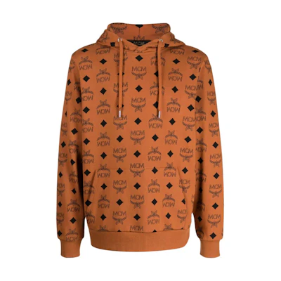 MCM Monogram Crewneck Long Sleeve Sweatshirt Black MHA9SMM88BK0