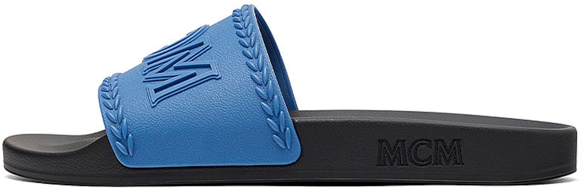 MCM Logo Slide 'Blue' MEXBSMM13H9041 Buy MCM Logo Slide 'Blue' MEXBSMM13H9041