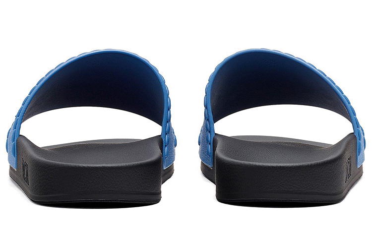 Purchase MCM 大徽章橡膠拖鞋 藍色