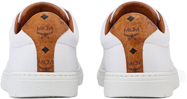 MCM Low-Top 'Kain Nyaman Putih' MEXBABC02WT040 Shop MCM Low-Top 'Kain Nyaman Putih' MEXBABC02WT040