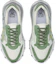 Shop MCM Baskets Basses en Cuir ''Blanc Vert'' MEXCASY01JZ