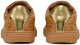 Shop MCM Lage Sneakers ''Bruin Monogram Leer'' MEXDSTD07CO