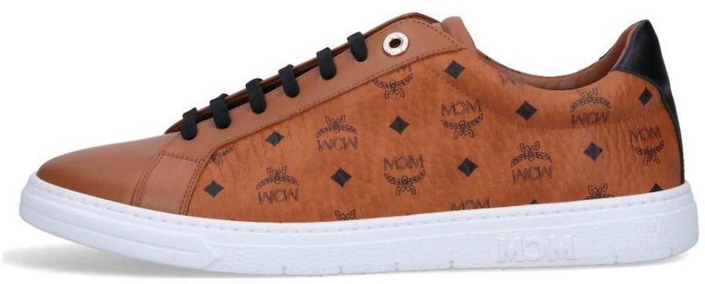 MCM 브라운 가죽 로우탑 스니커즈 MEXDATD03CO Buy MCM 브라운 가죽 로우탑 스니커즈 MEXDATD03CO