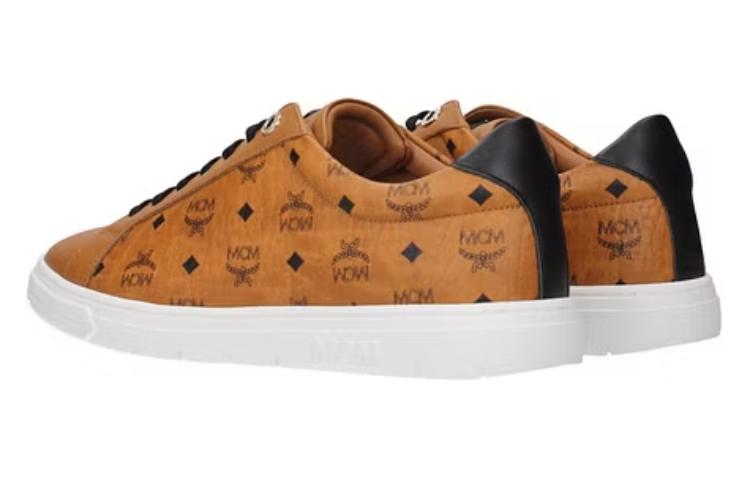 Lookbook MCM Low-Top Sneaker ''Braunes Leder'' MEXDATD03CO