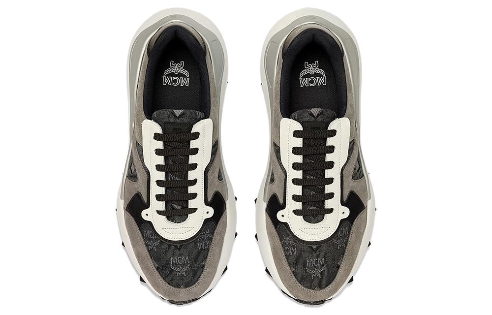 Shop MCM Low Top ''Grigio Scuro'' MEXDSSY02ED