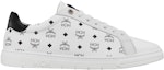 Order MCM Low Top 'Kasut Fesyen Hitam dan Putih' MEXBAMM03WT