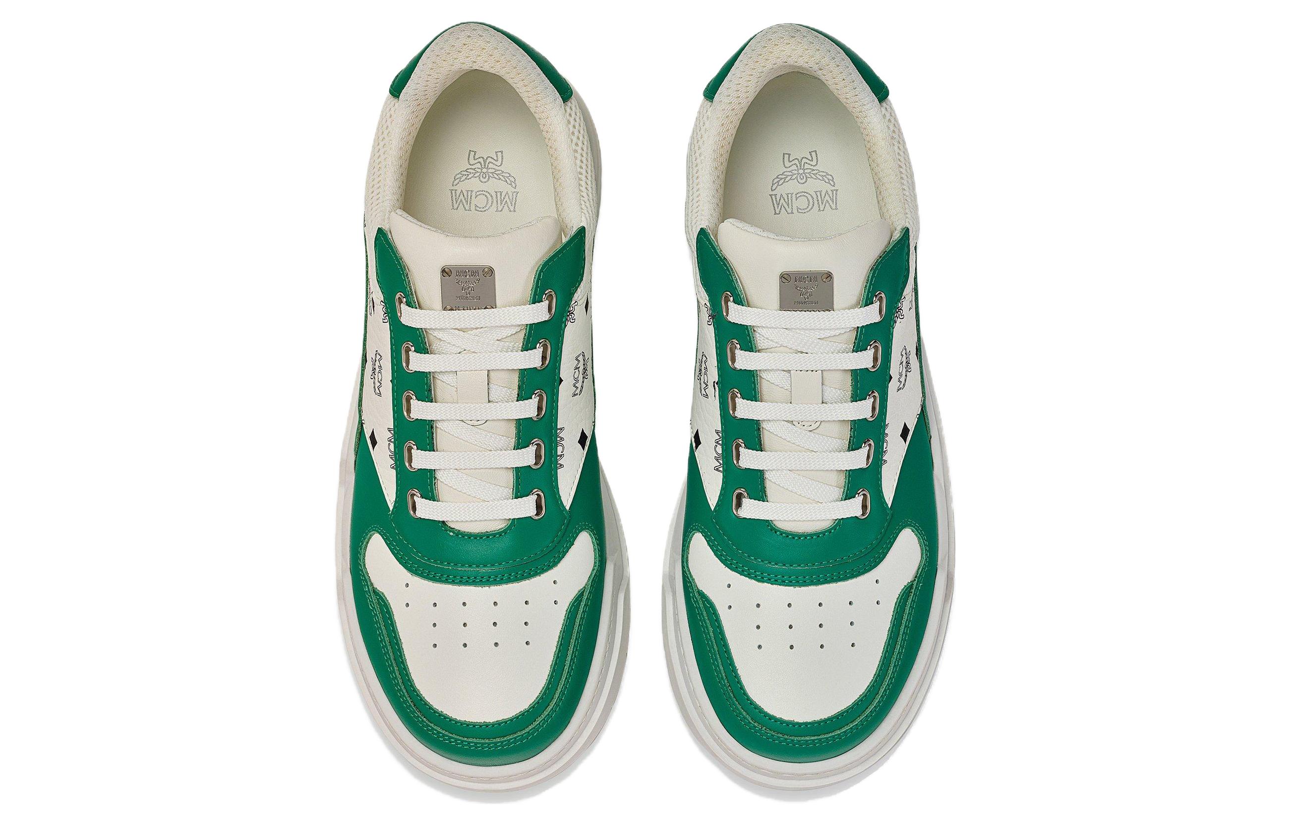 Lookbook MCM Low Top ''Pelle Verde'' MEXDASW01J8040