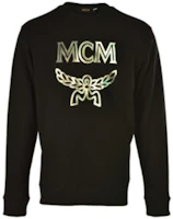 MCM Monogram Crewneck Long Sleeve Sweatshirt Black MHA9SMM88BK0 MCM Monogram Crewneck Long Sleeve Sweatshirt Black MHA9SMM88BK0