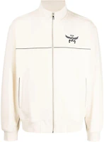MCM Monogram Logo Zip-Up Long Sleeve Jacket Men’s Off-White MHJESBC02WI00M MCM Monogram Logo Zip-Up Long Sleeve Jacket Men’s Off-White MHJESBC02WI00M