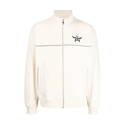 MCM Monogram Overlap Pattern Long Sleeve Sweatshirt Yellow () MHACSCK01-YW