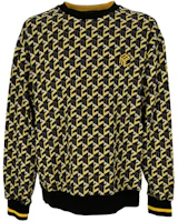 MCM Monogram Overlap Pattern Long Sleeve Sweatshirt Yellow () MHACSCK01-YW MCM Monogram Overlap Pattern Long Sleeve Sweatshirt Yellow () MHACSCK01-YW