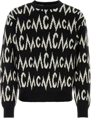 MCM Monogram Print Crewneck Long Sleeve Sweater Multicolor MHEDAMM03B90XL Buy MCM Monogram Print Crewneck Long Sleeve Sweater Multicolor MHEDAMM03B90XL