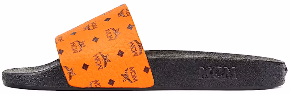 MCM Monogram Rubber Slide 'Orange Black' MEXCSMM22O9041 Buy MCM Monogram Rubber Slide 'Orange Black' MEXCSMM22O9041