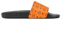 Order MCM Sandales Monogramme Caoutchouc ''Orange Noir'' MEXCSMM22O9041