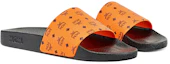 Lookbook MCM Sandales Monogramme Caoutchouc ''Orange Noir'' MEXCSMM22O9041
