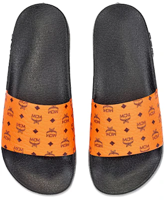 MCM Sandales Monogramme Caoutchouc ''Orange Noir'' MEXCSMM22O9041 Shop MCM Sandales Monogramme Caoutchouc ''Orange Noir'' MEXCSMM22O9041