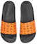 Shop MCM Sandales Monogramme Caoutchouc ''Orange Noir'' MEXCSMM22O9041