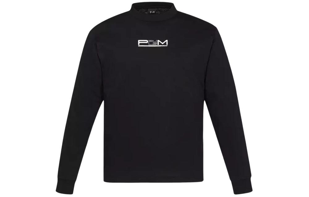 MCM PHENNON+ Monogram Print Black Long Sleeve Crewneck Sweatshirt Men MHTDAJP02BK00M