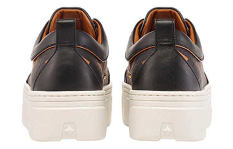 MCM Platform Low-Top Sneaker 'Black Unisex' 圖 5
