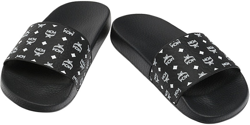 Selipar Logo Getah MCM 'Hitam' MEXCSMM22BK Shop Selipar Logo Getah MCM 'Hitam' MEXCSMM22BK