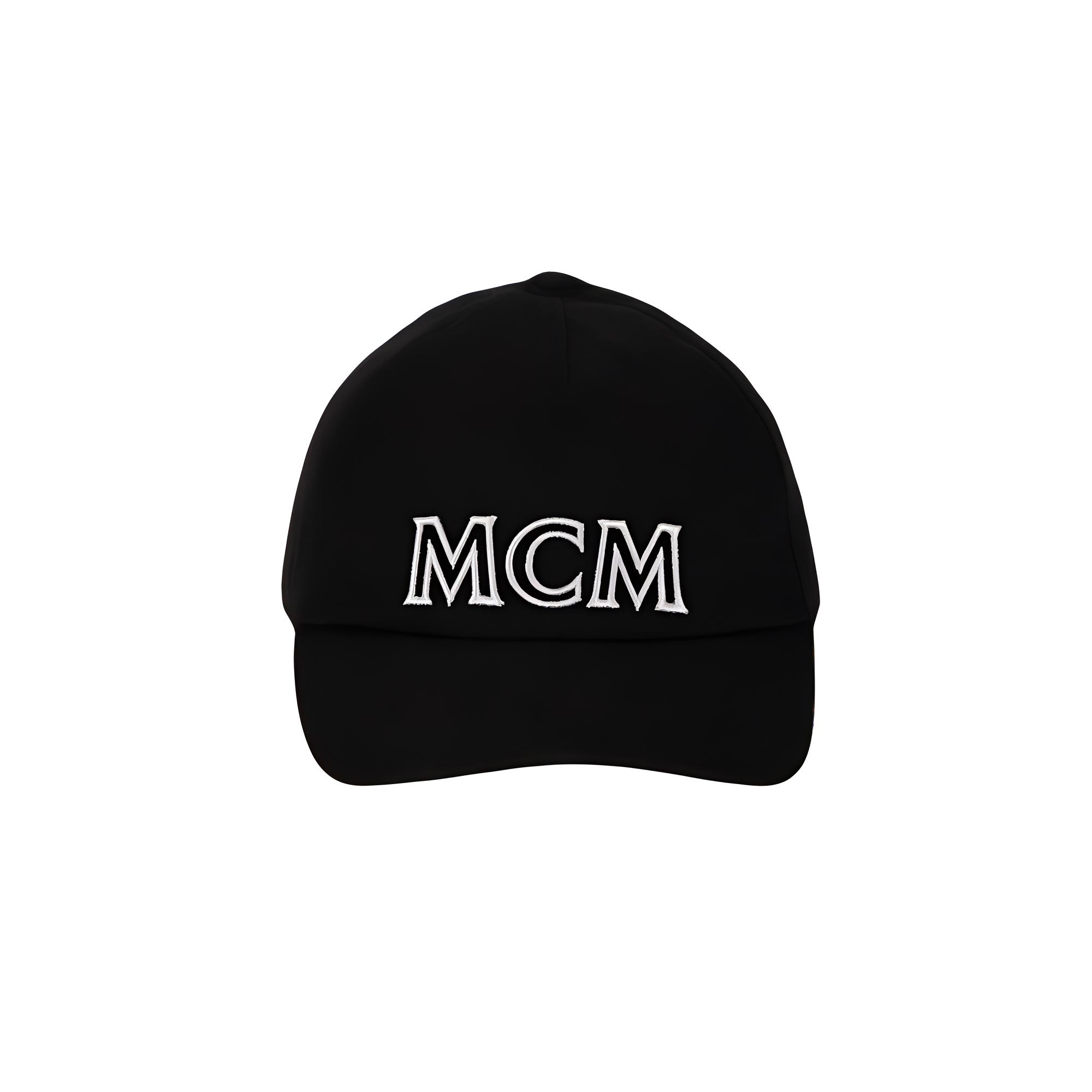 MCM SNS Black  Baseball Cap Sunshade Sun Protection Hat MECDSBC01BK