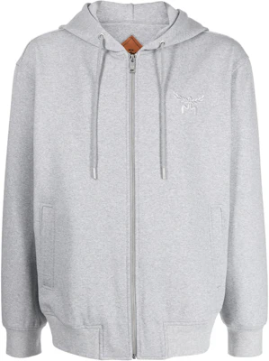 MCM 素色拉鍊連帽外套 - 灰色 MHJESBC01ET Buy MCM 素色拉鍊連帽外套 - 灰色 MHJESBC01ET